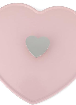 Martha Stewart Heart Shaped 4-Quart Enamel Cast Iron Dutch Oven - Pink