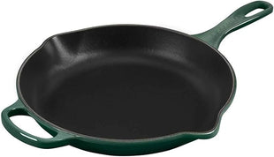 Le Creuset Enameled Cast Iron Signature Iron Handle Skillet, 10.25", Artichaut