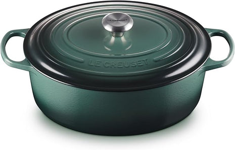 Le Creuset Enameled Cast Iron Signature Oval Dutch Oven, 8 qt., Artichaut