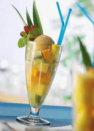 Bormioli Rocco Rock Bar 12.75 oz. Dessert Glass, Set of 6, Lavender