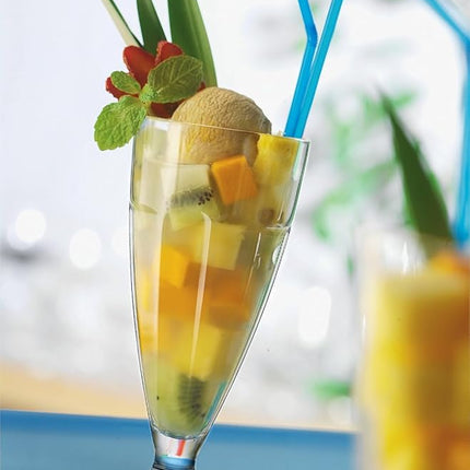 Bormioli Rocco Rock Bar 12.75 oz. Dessert Glass, Set of 6, Lavender