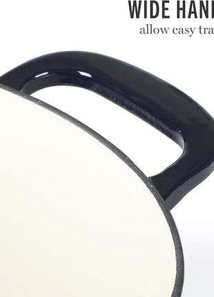 Martha Stewart Gatwick 4 Quart Enamel Cast Iron Dutch Oven - Navy Blue