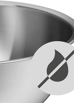 WMF 645709990 Gourmet Bowl Set for Kitchen 4-Piece, Cromargan Stainless Steel, Multifunctional, Mixing Bowl, Serving Bowl, Stackable