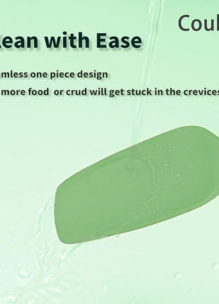 Coukre Silicone Spatula Set of 5,High Temperature Resistant, Food Grade Silicone, Dishwasher Safe, for Baking, Cooking (Grass Green)