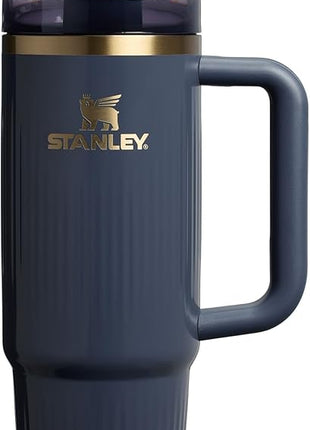 STANLEY Quencher H2.0 Tumbler with Handle and Straw 30 oz | Flowstate 3-Position Lid | Cup Holder Compatible for Travel | Insulated Stainless Steel Cup | BPA-Free | Fluted Twilight