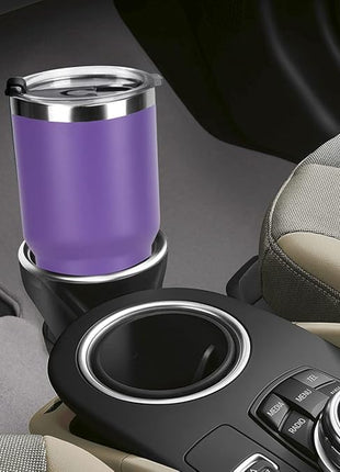 SYACOT 30oz Tumbler Double Wall Stainless Steel Vacuum Insulated Travel Mug with Splash-Proof Lid Metal Straw and Brush