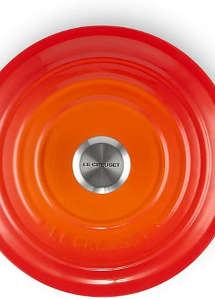 Le Creuset Enameled Cast Iron Signature Round Dutch Oven, 5.5 qt., Flame