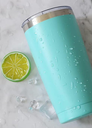 20oz Tumbler Vacuum Insulated Travel Mug with Lids, Stainless Steel Double Wall Bulk Cup for Home, Office, Outdoor Suitable for Vehicle Cup Holders