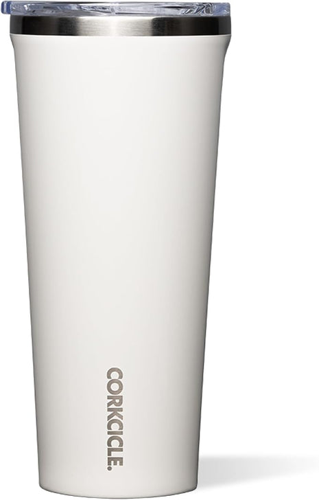 Corkcicle Classic Tumbler - Keeps Drinks Cold for 9 Hours & Hot for 3 - Triple-Insulated Stainless Steel - Holiday Tumbler Gift - 24 oz - Oat Milk