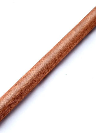 Aisoso French Rolling Pin, 17.7 Inches Wood Rolling Pin for Baking Extra Long Thickened, Classic Wooden Dough Roller for Fondant Pizza Pie Crust Cookie Pastry, Essential Kitchen Utensil, Brown