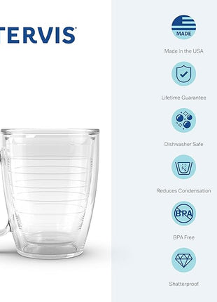 Tervis Made in USA Double Walled Duke University Blue Devils Insulated Tumbler Cup Keeps Drinks Cold & Hot, 16oz Mug, Emblem