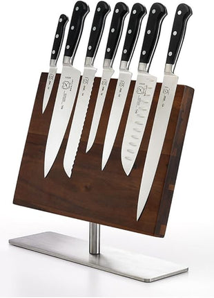 Mercer Culinary 8-Piece Renaissance Board 7 Magnetic Knife Set, 14 1/8 x 10 1/4, Stainless Steel