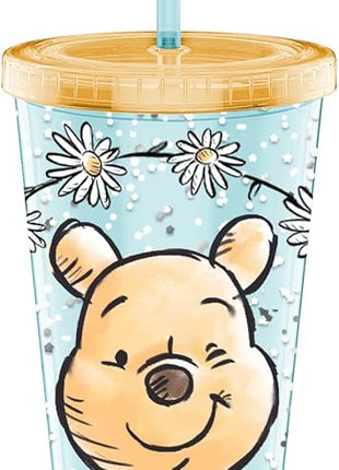 Silver Buffalo Disney Winnie the Pooh Confetti Cold Cup, 32 Ounces