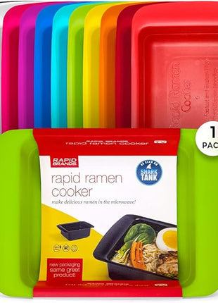 Rapid Ramen Cooker | Microwavable Cookware for Instant Ramen | BPA Free and Dishwasher Safe | Perfect for Dorm, Small Kitchen or Office | Green