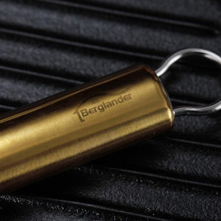 Berglander Gold Whisk Pack of 3 Stainless Steel 8",10",12", Titianium Plating Whisks for Cooking, Beater,Wire Whisk Set Kitchen Wisk (Gold)