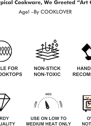 COOKLOVER Nonstick Ceramic Fry Pan, Non-Toxic, PTFE&PFOA Free, Induction Compatible Egg Skillet Frying Pan with Heat Resistant Handle, 11 Inch – Gray