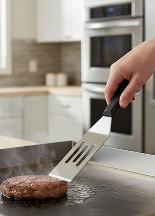 CHENGU 4 Pcs Mini Brownies Serving Spatula Stainless Steel Nonstick Serve Turner Cookie Slotted Spatula for Kitchen Cutting and Serving Desserts Small Frying Pan Cookie (4 Styles,4 Styles)