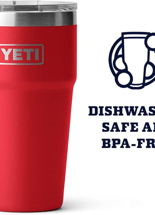 YETI Rambler Stackable Pint, Vacuum Insulated, Stainless Steel with MagSlider Lid