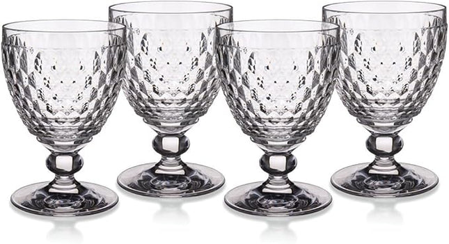 Villeroy & Boch Boston Clear Crystal Clarets, Set of 4