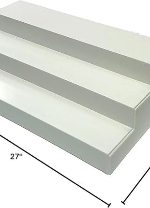 Dial Industries 3 Tier Adjustable Canned Goods Shelves for Kitchen Cabinet and Pantry Organization