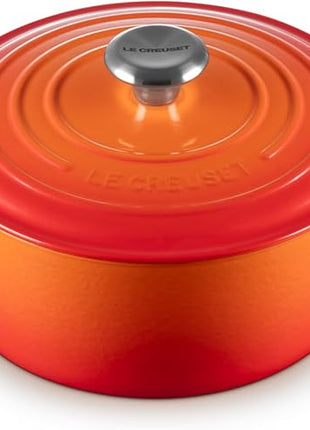 Le Creuset Enameled Cast Iron Signature Round Dutch Oven, 4.5 qt., Flame