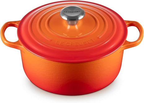 Le Creuset Enameled Cast Iron Signature Round Dutch Oven, 4.5 qt., Flame