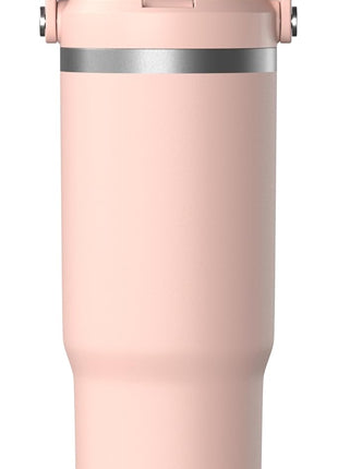 Hydrapeak Nomad 32 oz Tumbler with Handle and Straw Lid, Leakproof, Double Insulated, 32oz Cup Stainless Steel (Peony)