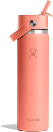 Hydro Flask 24 Oz Wide Mouth Flex Straw Cap Sunglow
