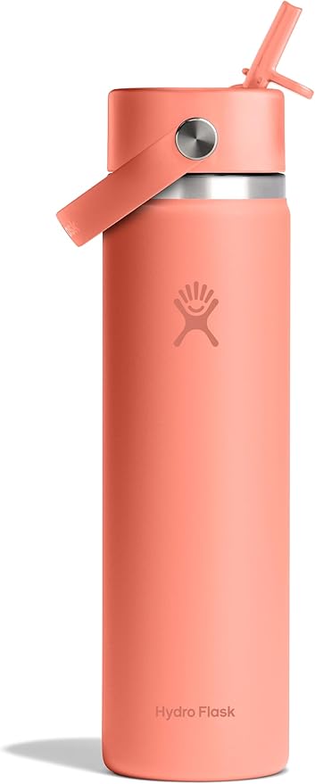 Hydro Flask 24 Oz Wide Mouth Flex Straw Cap Seacliff