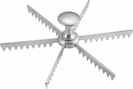 Winco Winware Aluminum 6-Cut Pie and Cake Marker