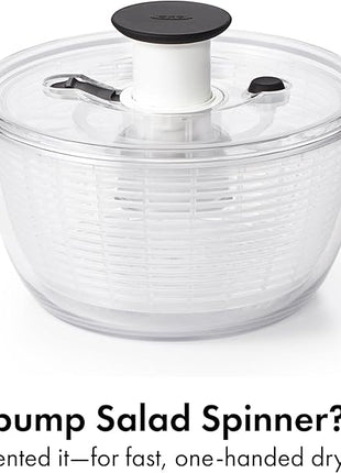 OXO Good Grips Little Salad & Herb Salad Spinner, Fruit Washer and Lettuce Spinner