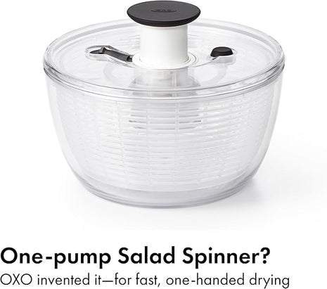 OXO Good Grips Little Salad & Herb Salad Spinner, Fruit Washer and Lettuce Spinner