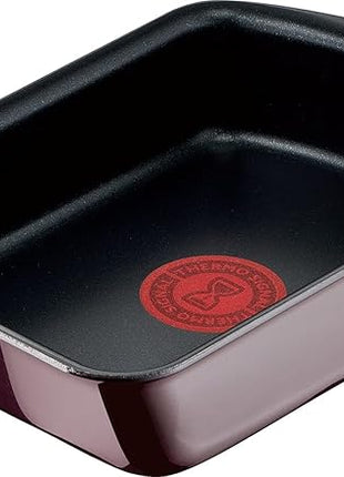 T-fal L43918 Ingenio Neo Vintage Bordeaux Egg Roaster, Removable Handle, Aluminum, Bordeaux, 5.1 x 7.5 inches (13 x 19 cm), Compatible with Gas Stoves, Non-Stick