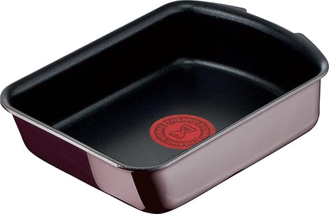 T-fal L43918 Ingenio Neo Vintage Bordeaux Egg Roaster, Removable Handle, Aluminum, Bordeaux, 5.1 x 7.5 inches (13 x 19 cm), Compatible with Gas Stoves, Non-Stick