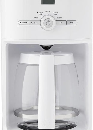 Cuisinart 12-Cup Classic Programmable Coffeemaker, White, 12-Cup, Programmable, DCC-1120NAS