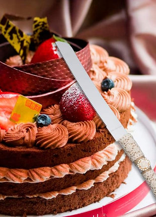 Rustic Wedding Cake Serving Set,Bride and Groom Cake Cutting Utensils,Pizza Pie Cake Knife and Server Set Pie Cake Serving Set Pie Cake Pizza Shovel Cutter