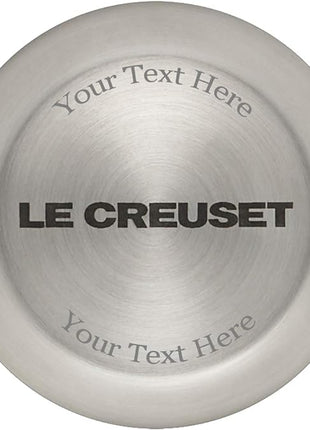 Le Creuset Enameled Cast Iron Signature Oval Dutch Oven with Personalized Knob Engraving, 15 qt.