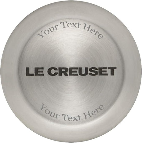 Le Creuset Enameled Cast Iron Signature Oval Dutch Oven with Personalized Knob Engraving, 15 qt.
