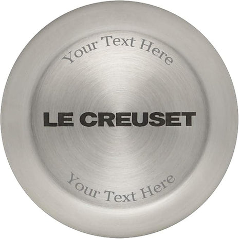 Le Creuset Enameled Cast Iron Signature Round Dutch Oven with Personalized Knob Engraving, 9 qt.