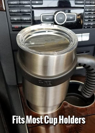 F-32 40oz Handle - 8 COLORS - Compatible with 40 Oz RTIC, Simple Modern, PURE, Fireki - DOES NOT fit Ozark Trail (40 OZ, MIDNIGHT BLACK)