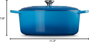 Le Creuset Enameled Cast Iron Signature Oval Dutch Oven, 9.5 qt., Marseille