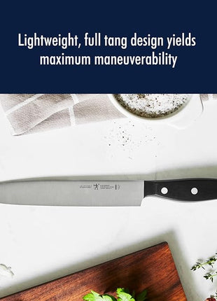 HENCKELS Statement Razor-Sharp 20-Piece White Handle Knife Set, Chef Knife, Bread Knife, German Engineered Knife Informed by over 100 Years of Mastery