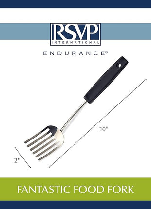 RSVP International Endurance Kitchen Baking Tool Collection, Fantastic Fork, Stainless Steel