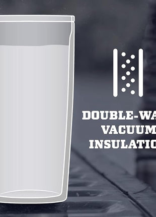 YETI Rambler 20 oz Tumbler Retired Color, Stainless Steel, Vacuum Insulated with MagSlider Lid, Offshore Blue