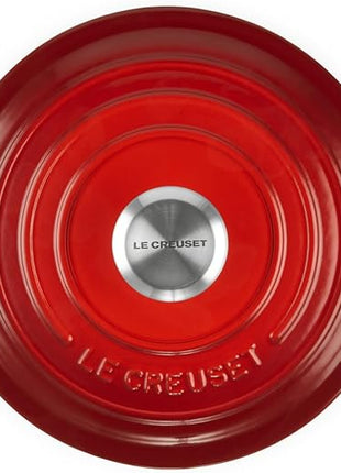 Le Creuset Enameled Cast Iron Signature Round Dutch Oven, 2 qt., Cerise