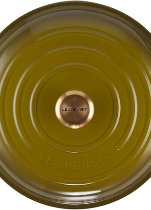 Le Creuset Enameled Cast Iron Signature Braiser, 3.5 qt., Olive