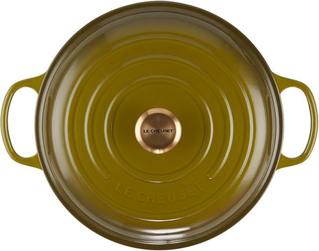 Le Creuset Enameled Cast Iron Signature Braiser, 3.5 qt., Olive