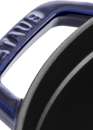 STAUB Cast Iron Roaster/Cocotte, Round, 5 L, Dark Blue, 26 cm