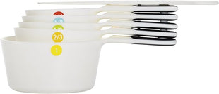 OXO Good Grips 6-Piece Plastic Measuring Cups- White