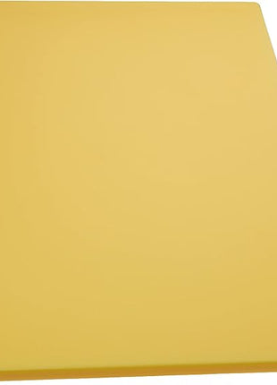 Winco Cutting Board, 12 by 18 by 1/2-Inch, Yellow